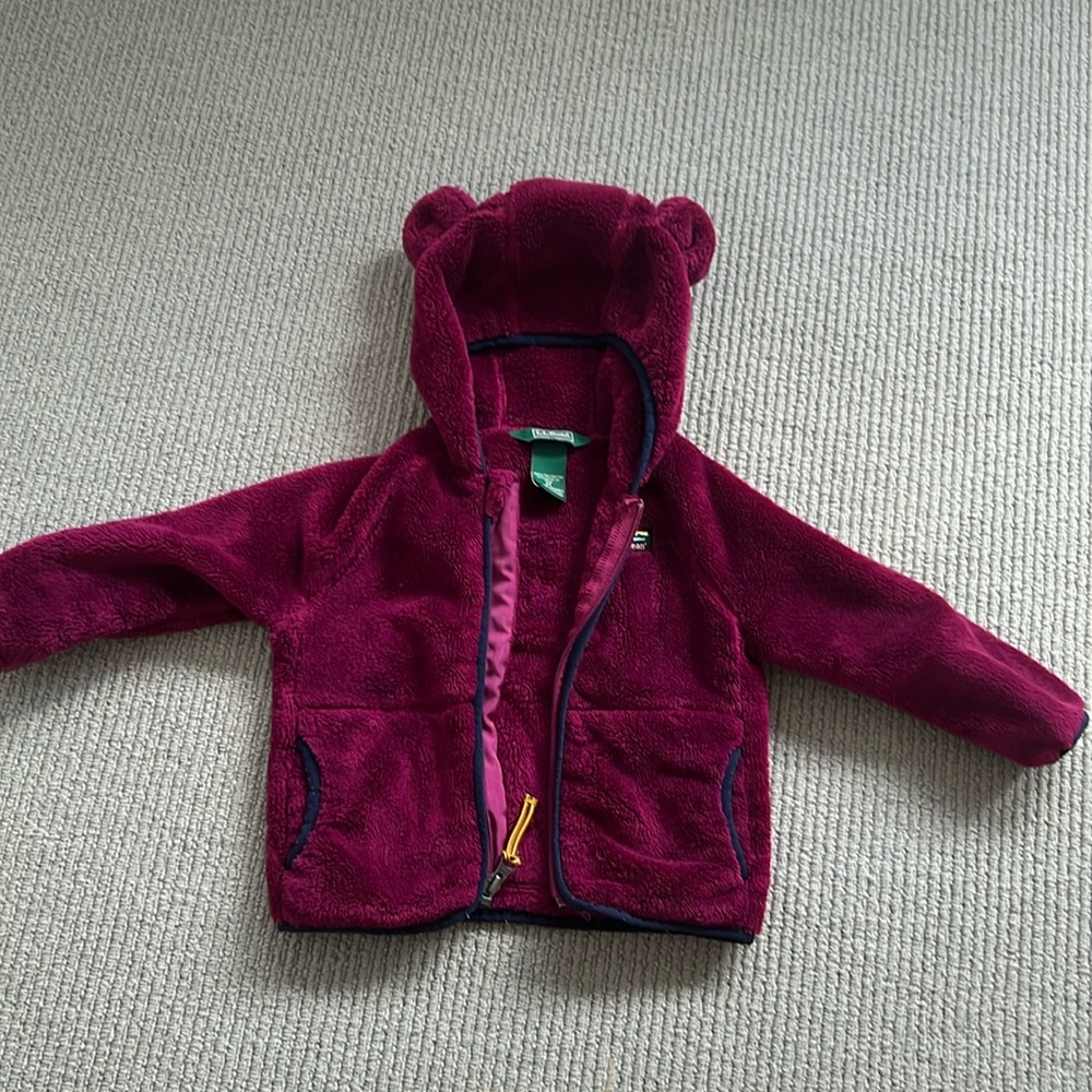 L.L.Bean Fleece 2T kids jacket